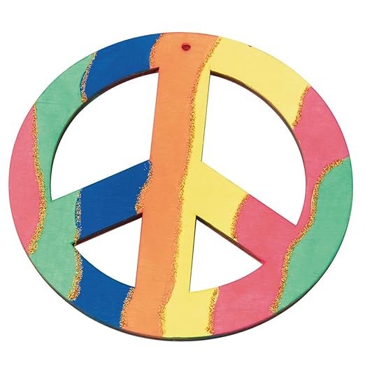 Wood Peace Sign Craft Kit