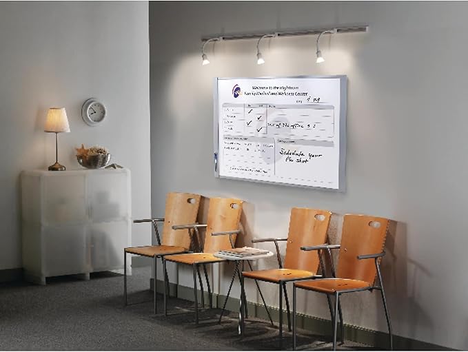Quartet Inview Custom Whiteboard, 47.5 x 35 Inches, .5 Inch Graphite Frame (72981)