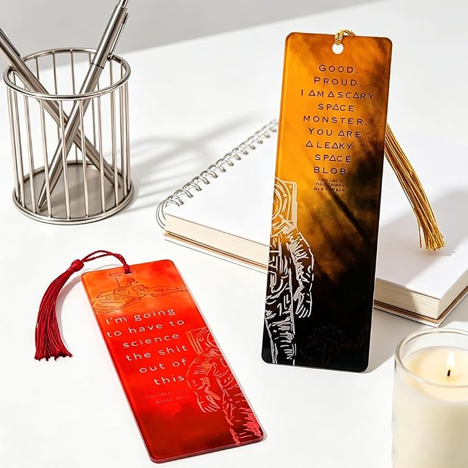 Dungeon Crawler Carl Princess Donut Bookmarks Book Lover Book Charm School Supplies Office Stationery DCC Fans Birthday Gift (2pcs Project)