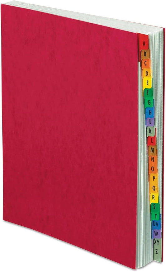 Pendaflex A-Z Expanding Desk File, Letter Size, Red Pressboard Cover (11017)