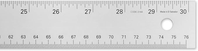 Alumicolor 30-inch Non Slip Standard Aluminum T-Square for Art Framing & Drafting, Silver