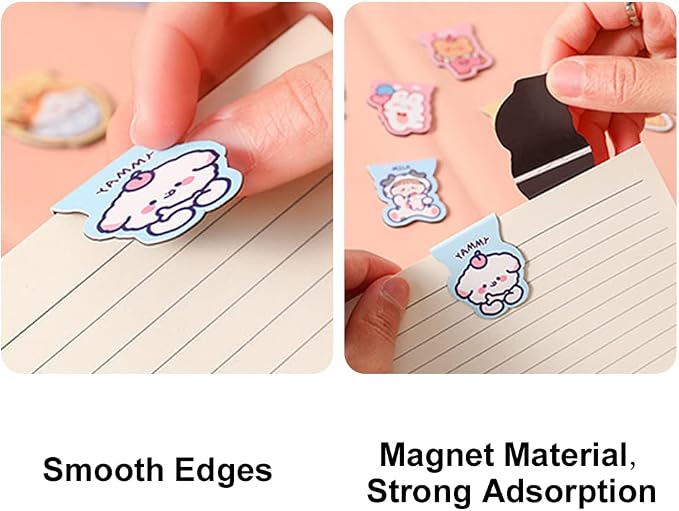 24PCS Cute Bookmarks for Kids, Page Markers Book Markers, Animals Book Mark, Bookmarks for Women, Page Clips Bookmark for Students Girls School Home Office Supplies