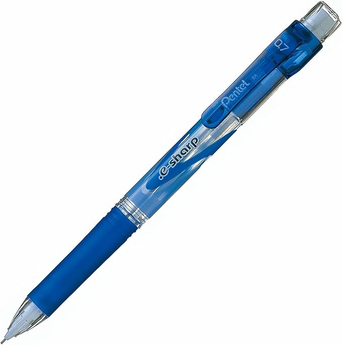 .e-Sharp Mechanical Pencil (0.7mm), Blue Accents
