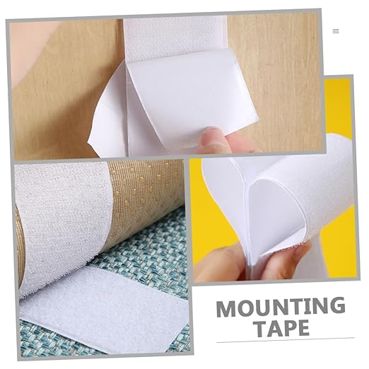 Beaupretty 2Rolls Hook and Loop Tape for Guitar Pedals of Sticky Straps Versatile Mounting Tape for Guitar Effects Pedal Board Easy to Cut Flexible and Reusable