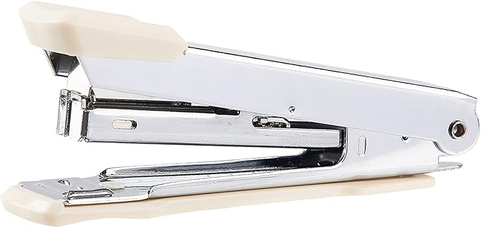 Liudan Stapler Stapler Set Durable Metal Portable Stapler 15 Sheets Capacity Classroom or Desktop Accessories Bule Grey Color Office Stapler (Color : C)