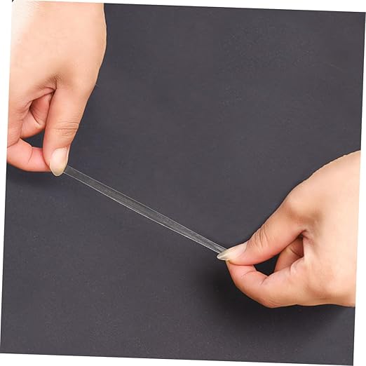 TEHAUX 14sheets Removable Double Sided Tape Stickers Material Easy Peel and Stick for Wall Decor Office Home