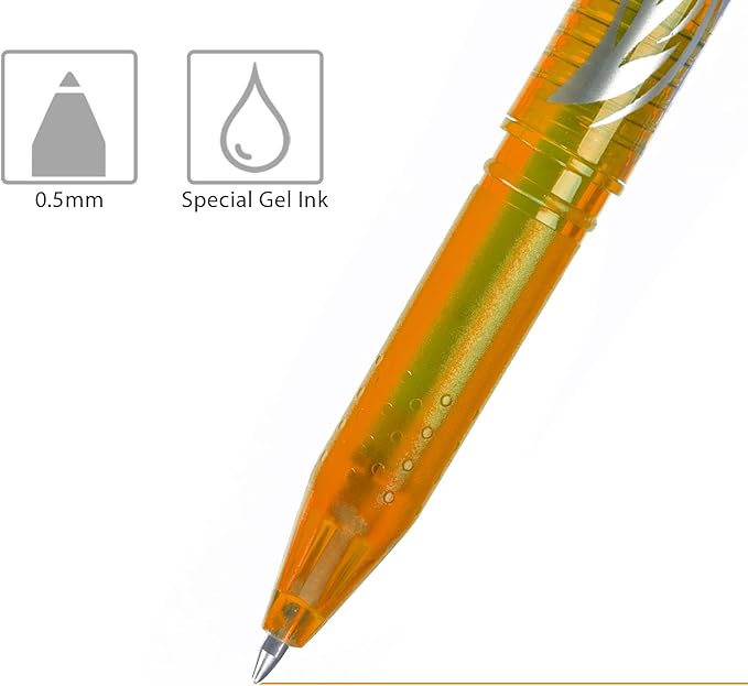 RIANCY Erasable Pens Erasable multicolored Gel Ink Rolling Ball Extra Fine point Smooth Writing 0.5mm pens with Eraser For Students Classroom Teacher Office Stationary School Supplies Gifts(8colors)