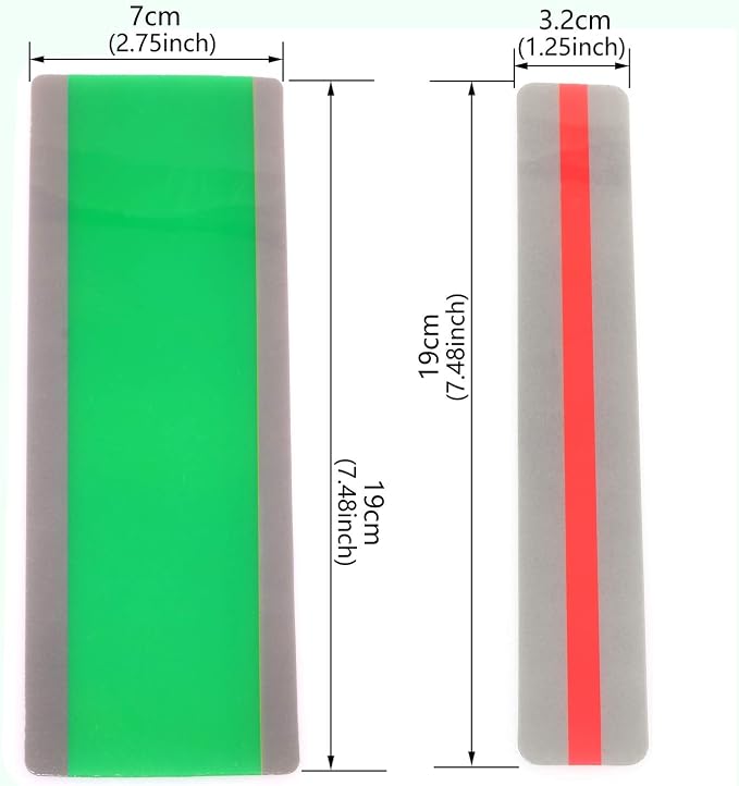 16pcs Multi-Colored Guided Reading Strips Colored Overlays Highlighter Multipurpose Bookmark Strip for Children/Student/Teacher/Dyslexia People 8 Colors(Small + Large)