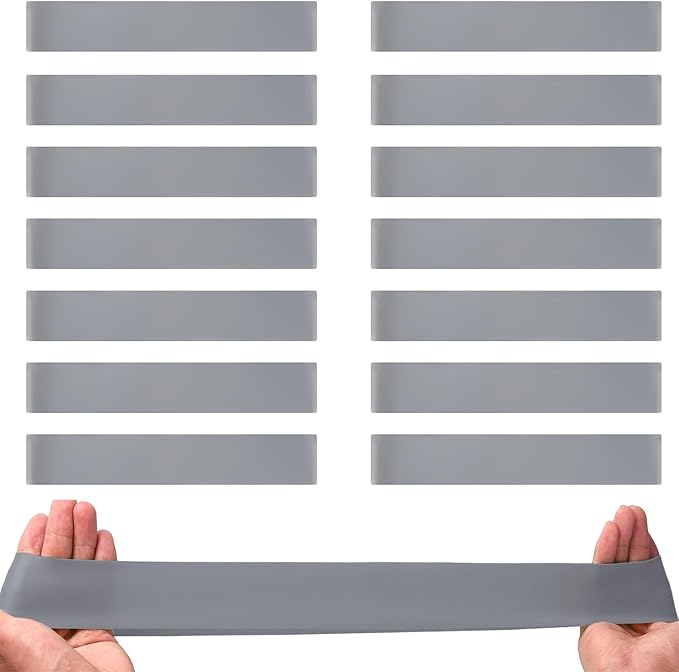 16 PCS Chair Bands With Fidgety Feet Colorful Chair Fidget Bands Desks Stretch Foot Band for ADHD Sensory Flexible Band Classroom Home Chair Fidget Tools Grey