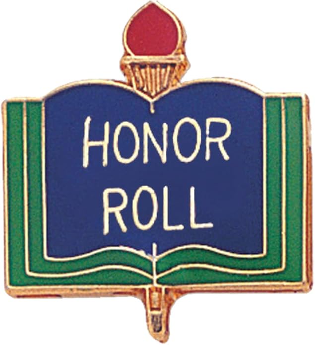 SHOP AWARDS AND GIFTS Academic book Lapel Pins for Student