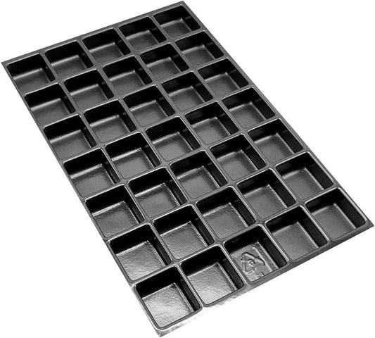 Bisley MultiDrawer Cabinet Insert Trays, 35-Section Insert, 7/8" Depth, Perfect for Low-Profile Drawers