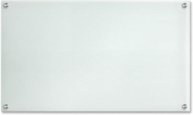 Lorell Glass Dry-Erase Board, 30"x17-1/2", Frost (LLR52505)