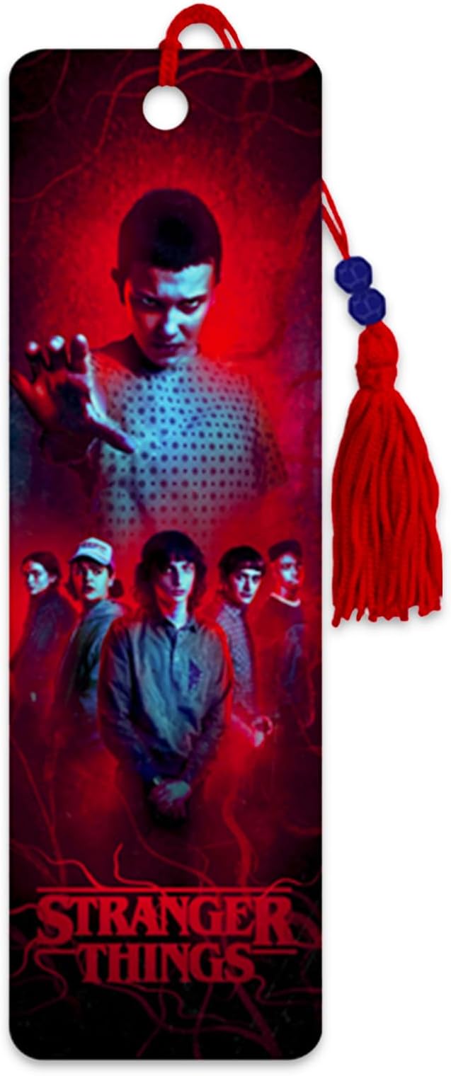 Stranger Things Bookmark Set - Bundle of 8 Collectible Magnetic Bookmark Page Clips Featuring Eleven and More | Stranger Things Merch & Accessories