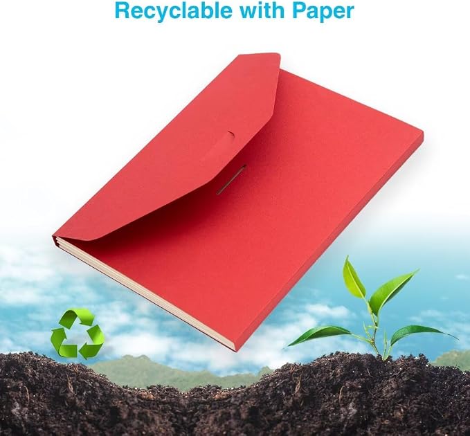 Expandable Folders Plastic Free Accordion File Folder Organizer 6 Pocket Fiery Red