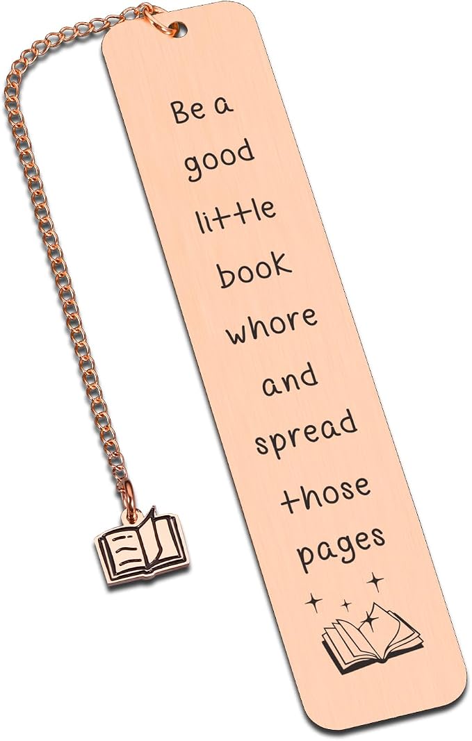 Smutty Book Lovers Gifts for Women Bookmarks for Women Readers, Book Nerd Bookworm Bookish Gifts for Women Smutty Bookmarks for Women Christmas Birthday Book Club Gifts Spread Those Page Book Marker
