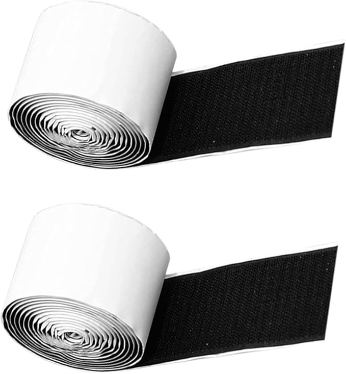 BESPORTBLE 2rolls Pedal Hook and Loop Tape Pedal Mounting Tape for Guitar Pedalboard Accessory