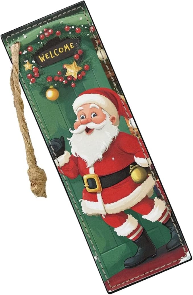 Bookmarks for Women Teacher Bookmarks for Women Readers Book Lovers Santa Claus Fun Book Marks for Book Lovers