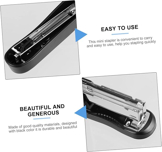Office Stapler Stainless Steel Paper Stapling Tool Simple Attractive Stapler