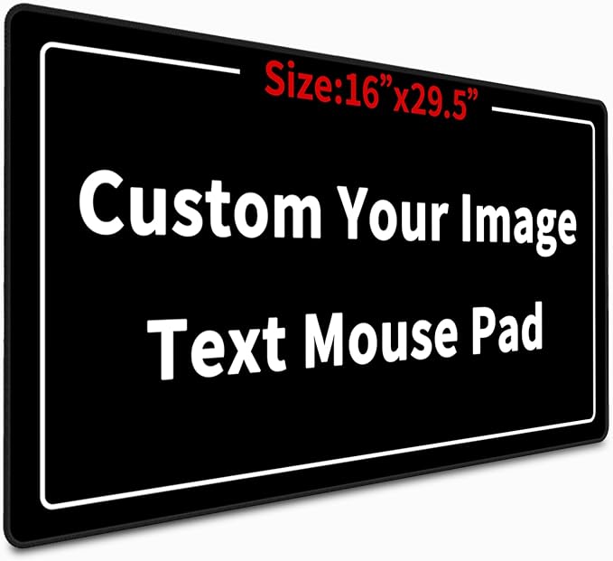 Custom Mouse Pad, 16 * 29.5in Custom Mouse Pad, Customize Desk Pads, Cute Desk Mat, Personalized Gifts, Office Desks Accessories, Gaming, Office Supplies, Computer Mats for Desktop