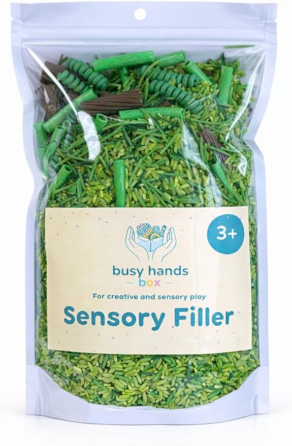 Colorful Sensory Filler for Craft Activities, Mixed Texture Decorative Filler, Fine Motor Practice Material