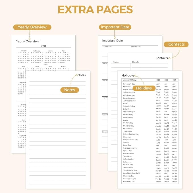 SKYDUE Pocket Calendar 2026-2027, Pocket Monthly Planner Jan 2026 - Dec 2027 for Purse, 6.7" X 3.7" 24-Month Small Planner, Academic Year Calendar, Compact Design with Plastic Sleeve