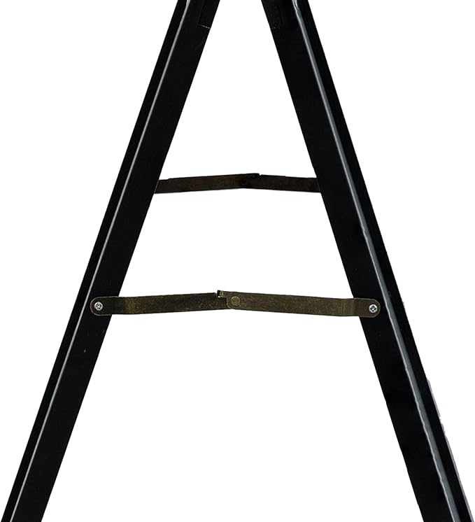 Sunnydaze Magnetic A-Frame Chalkboard Sign - Chalk Sandwich Board Sidewalk Sign - 40" x 20" - Black