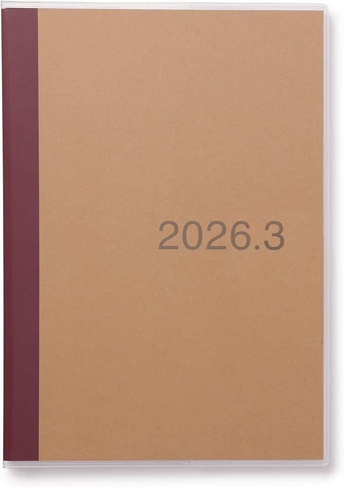 MUJI 76418757 Sunday Monthly Planner, Starts March 2026