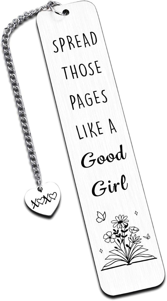 Bookmarks for Women Dark Romance Bookmarks Book Lovers Spicy Smutty Bookmark Gifts Funny Book Marks for Reading Women Metal Reading Accessories Readers Bookish Bookworm Merch Christmas
