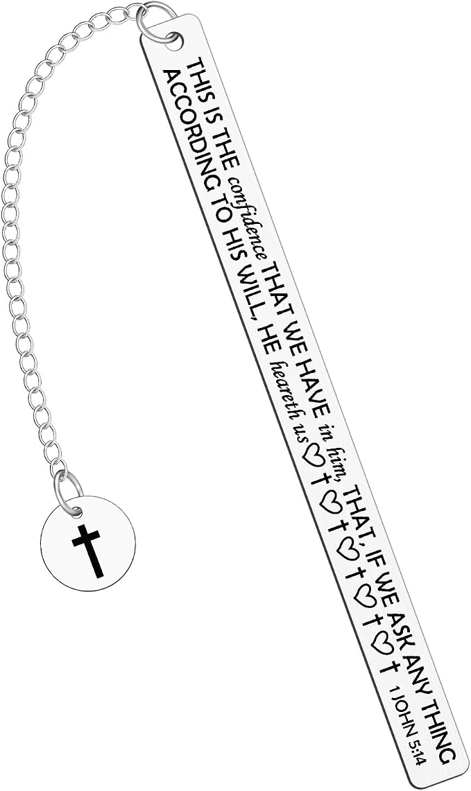 Metal Christian Bookmarks Gifts Bible Verse Bookmarks Gift for Women Friends Inspirational Scripture Christian Bookmark for Book Lovers First Communion Graduation Retirement Gifts