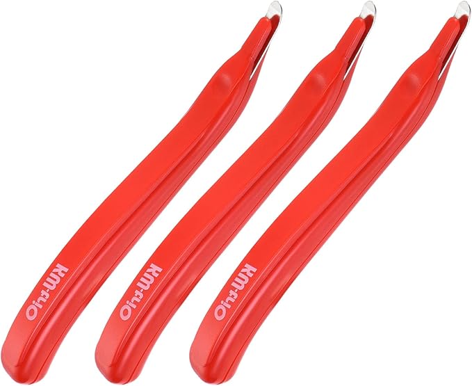 YOKIVE 3 Pcs Staple Remover, Office Magnetic Stapler Puller | Remove Staples Great for Office Home Desktop Accessories (Red)