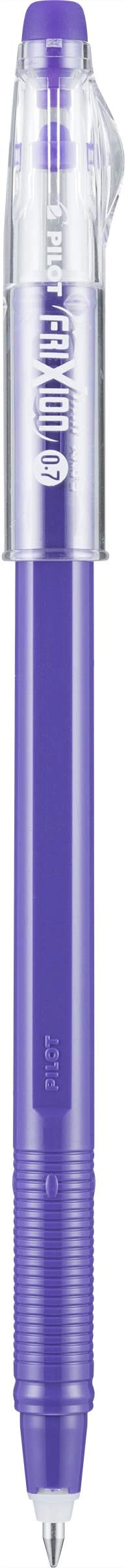 Pilot, FriXion ColorSticks Erasable Gel Ink Pens, Fine Point 0.7 mm, Pack of 12, Purple