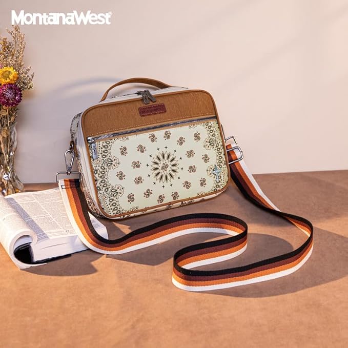 Montana West Bible Covers for Women Men with Leather Bookmark Carrying Book Case Church Bag Outdoor Bible Protective