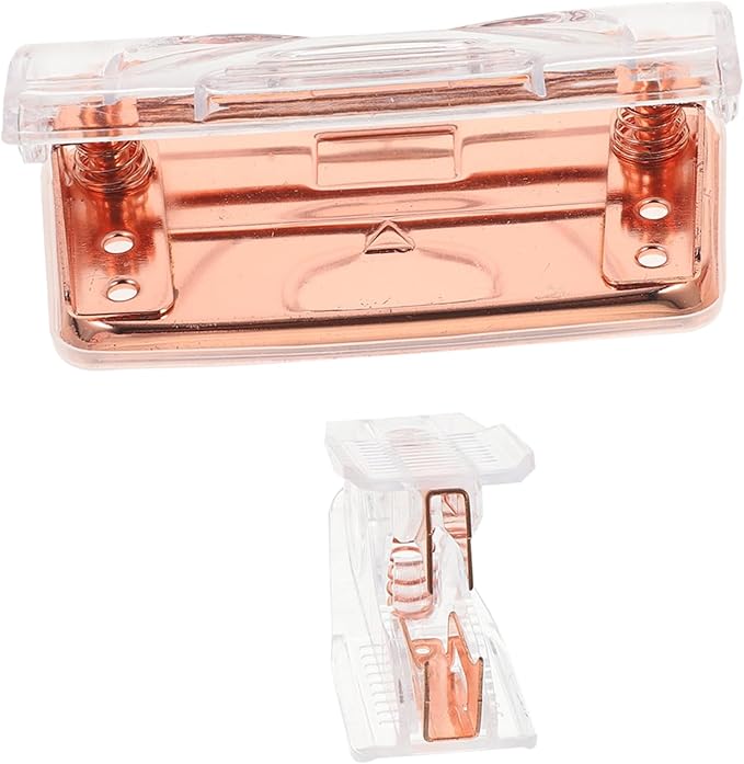 Lurrose 1set Heavy Duty Office Supply Hole Puncher Staple Remover for Effortless Document Organization and Stylish Workspace Decor
