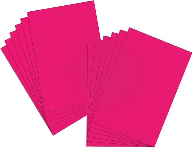 BAZIC Products Poster Board Fluorescent Fuchsia 22" x 28" 25 Sheets