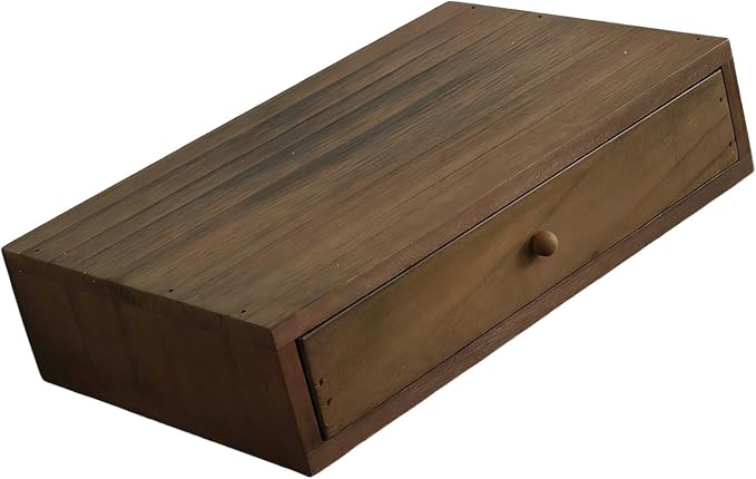 Wooden Desktop Holder with Spacious Compartments Storage Box Perfect for Documents and Craft Supplies Wooden Offices Planner