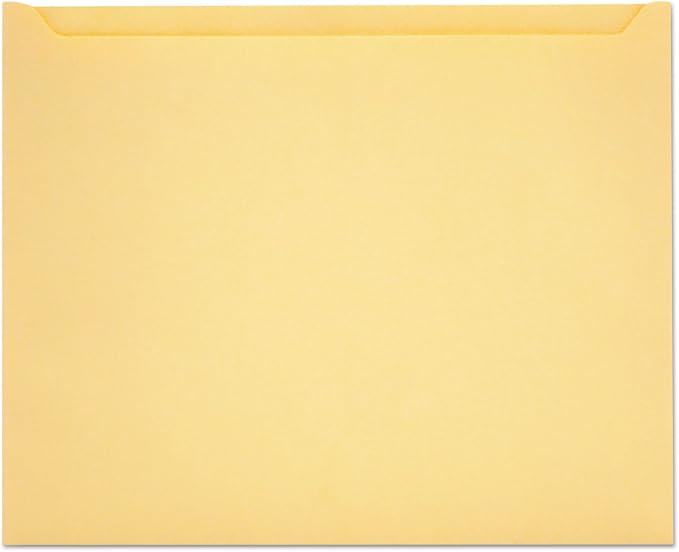 Quality Park Filing Jacket, 28 lbs, 11-3/4 x 9-1/2 Inches, 100 per Box, Cameo Buff (QUA63972), Letter