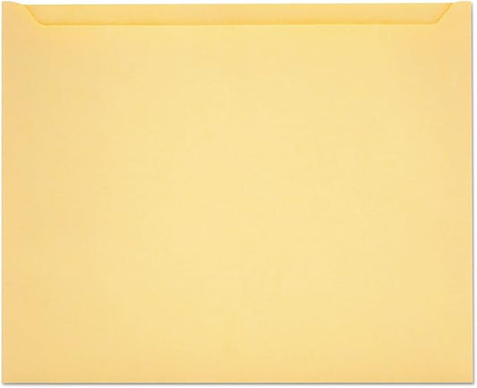 Quality Park Filing Jacket, 28 lbs, 11-3/4 x 9-1/2 Inches, 100 per Box, Cameo Buff (QUA63972), Letter