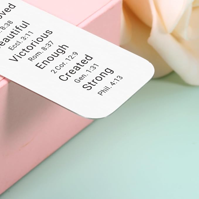 Secret Sister Gifts for Women Christian, Sister in Christ Gifts for Women, Religious Christian Bookmark with Bible Verse, Inspirational Book Marks for Reading, Christmas Birthday Gift for Friend Girls