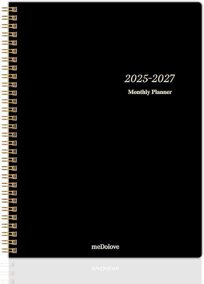 Monthly Planner 2026-2027, Monthly Calender Jan 2026 - Jun 2027, 18 Months Planner with Habit Tracker, 7.5" x 10", Spiral Bound for Personal Organizer and Office Supplies