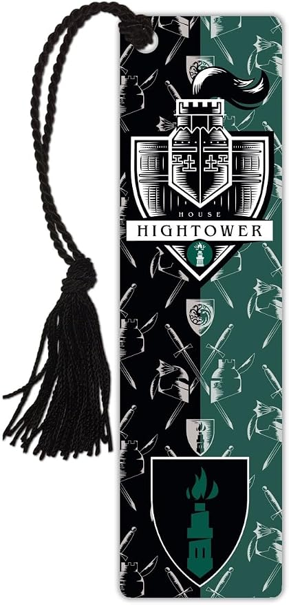 House of Dragon – House of Hightower – 2” X 7” Glossy Tassel Bookmark – Officially Licensed Merchandise USBMP1003