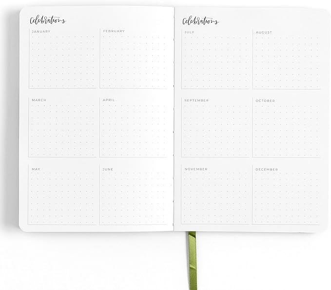 1Canoe2 Clio Petite Mini Undated Planner Weekly and Monthly, Blank Dateless Planner, Calendar Monthly Planners, Cute Aesthetic Planners Undated
