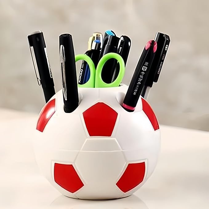 Adorable Cartoons Pencil Holders - Multifunctional Desktop Organizers (Football)