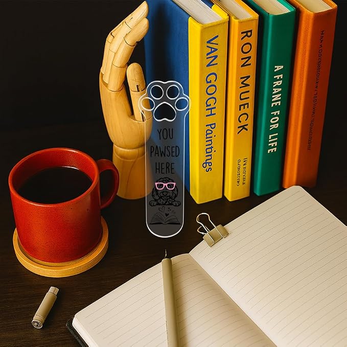 Goldendoodle Dog Lover Gifts, Goldendoodle Dog Bookmark for Book Lovers Bookworm Bookish Nerd Librarian Sister Brother Friend, Fun Bookmarks for Women, Book Club Gift for Reader Pet Owner-LDS10