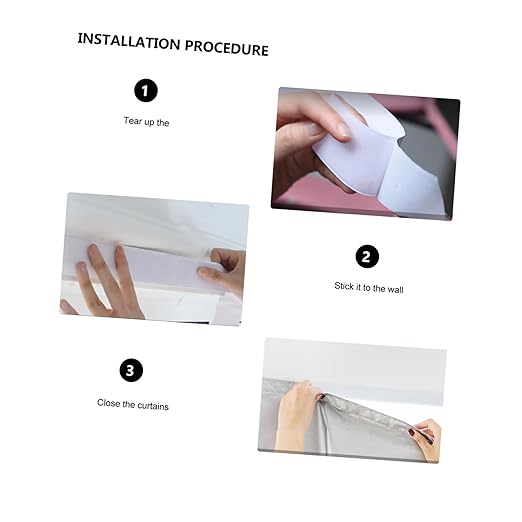 OSALADI 4set Self-Adhesive Strips Heavy Duty Double-Sided Tape Sticking Belt for Organizing Safe and Practical