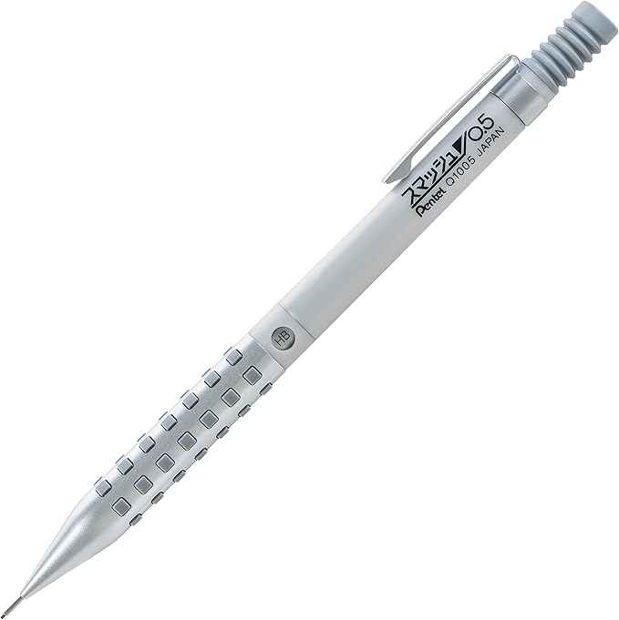 Pentel Smash Drafting Mechanical Pencil (0.5mm) - Special Edition Silver w/Tube