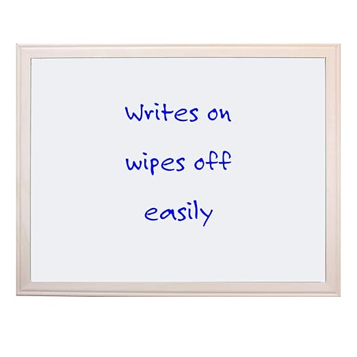 Flipside Products 24" x 36" Wood Framed Dry Erase Board, Large Surface, Wall Decor, Sign, Wall Mount, Menu Board