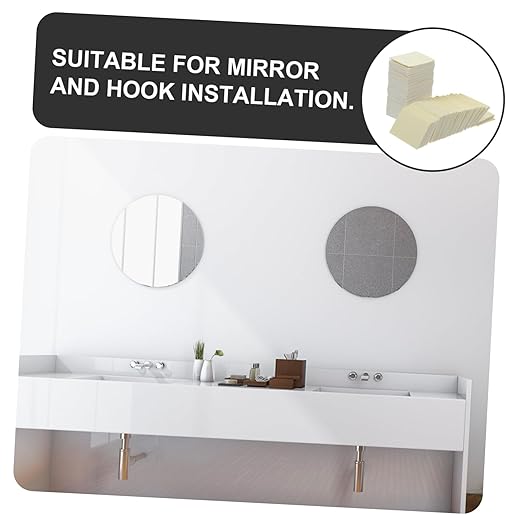 MAGICLULU 100pcs Double Sided Adhesive Tape Craft Strong Adhesive Pads for Wall Sticky for Hanging and Mounting