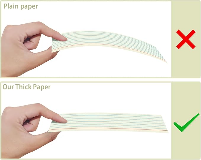 YIZUUN Cream Index Cards 3x5, 200 Pack, Ruled Index Cards, Flash Cards for Studying, Heavy Note Cards for Office, Home and School, 4 Packs of 50