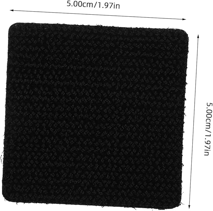 Cabilock 10sets Heavy Duty Hook and Adhesive Tape for Car Floor Mats High-Temperature Resistant Easy Installation Fit for Suvs and Vehicles
