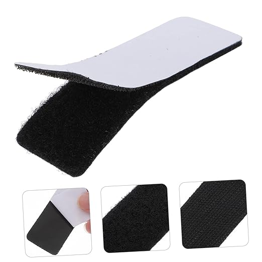 40pcs Fixing Adhesive Strips Sticky Fasteners Hook and Loop Double Sided Tape for Wall Hanging
